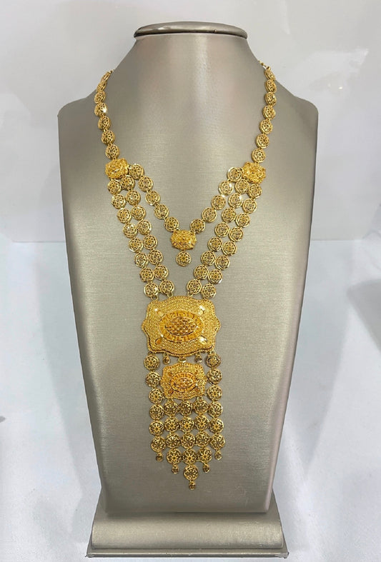21K Gold Khaliji Necklace