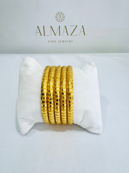 21K Gold Bangles