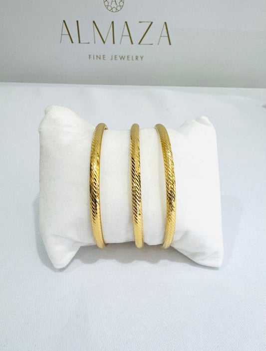 21k Gold Bangles