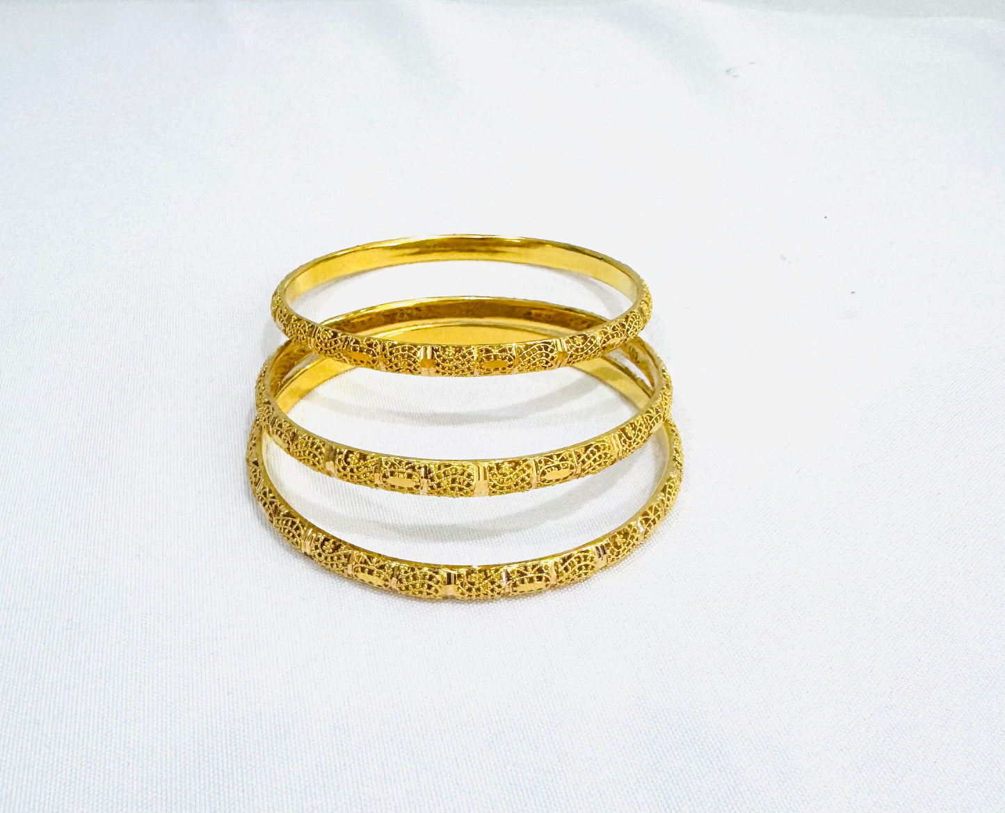 21K Gold Khaliji Bangles