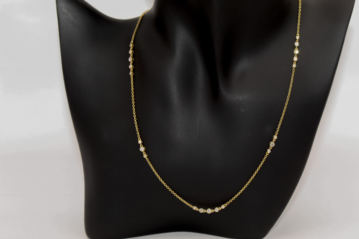 18K Gold Diamond Necklace