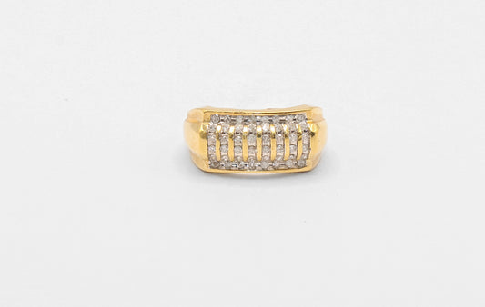 10K Gold Men’s Diamond Ring