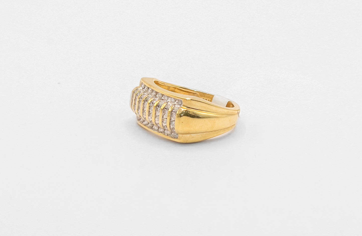 10K Gold Men’s Diamond Ring