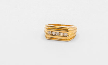10K Gold Men’s Diamond Ring