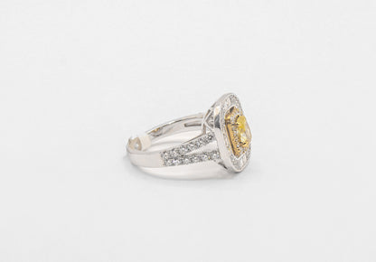 18K White Gold 1.87 Carat Diamond Ring