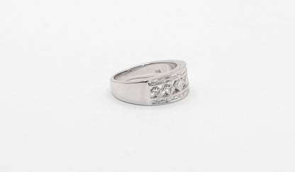 14K White Gold Diamond Cocktail Ring