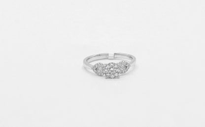 14K White Gold Diamond Ring