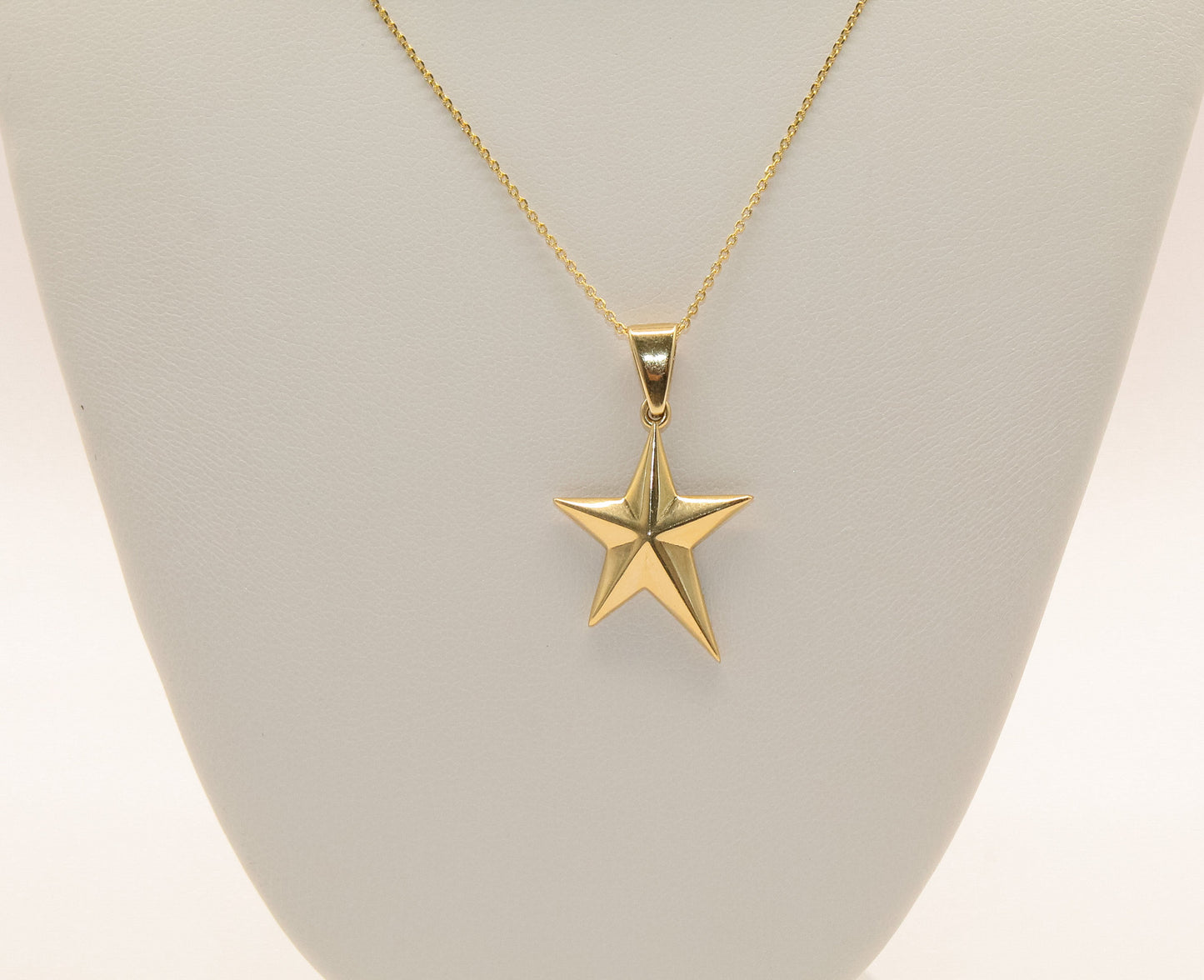 14K Gold Star Pendant