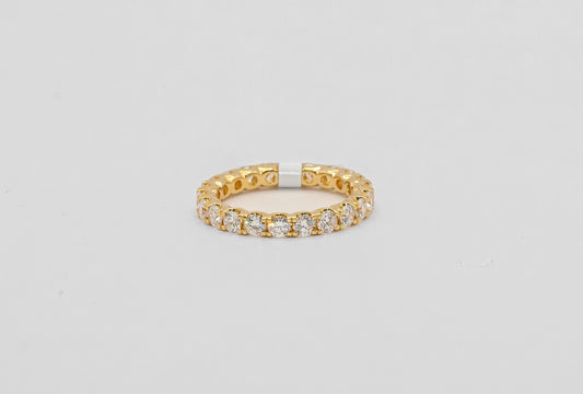 14K Gold Diamond Eternity Band Ring