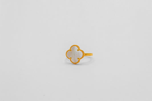 21K Gold Mother of Pearl Ring