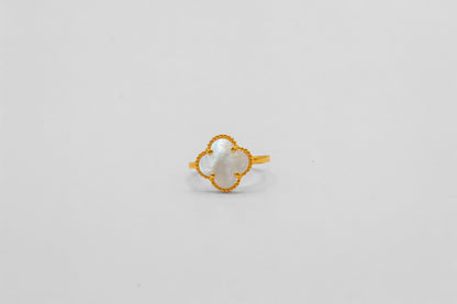 21K Gold Mother of Pearl Ring