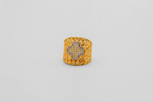 21K Gold Wide Ring