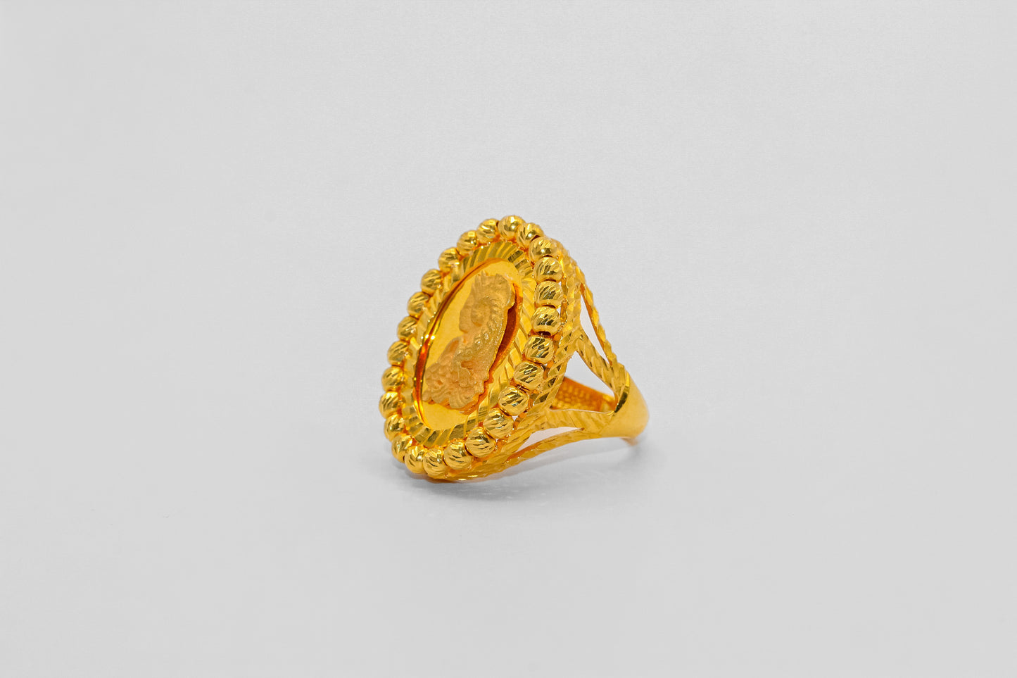 21K Gold Lady Futuna Himo Ring