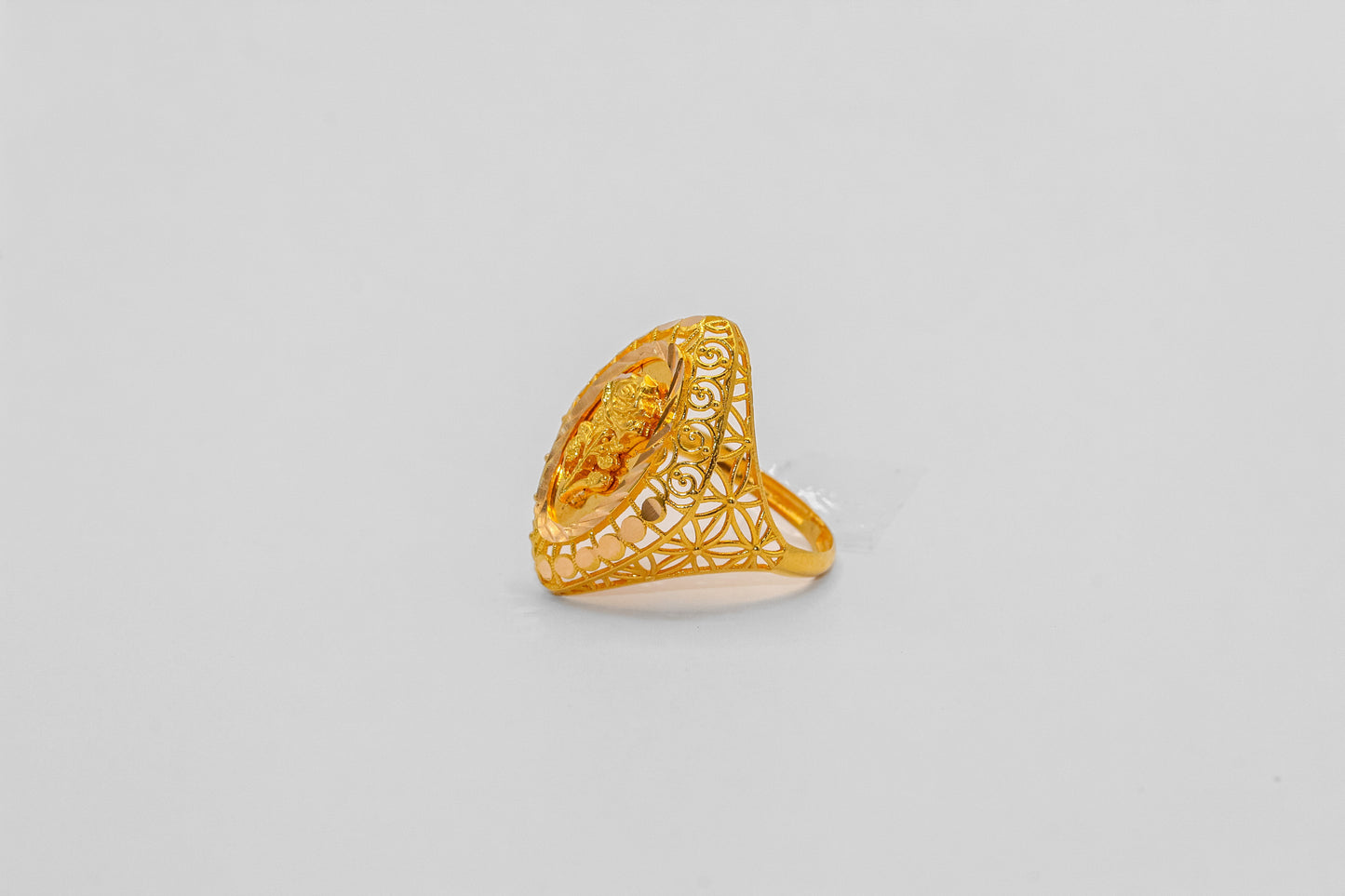 21K Gold Rose Ring