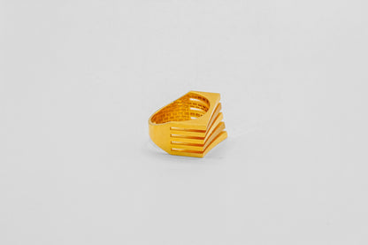 21K Gold Modern Ring