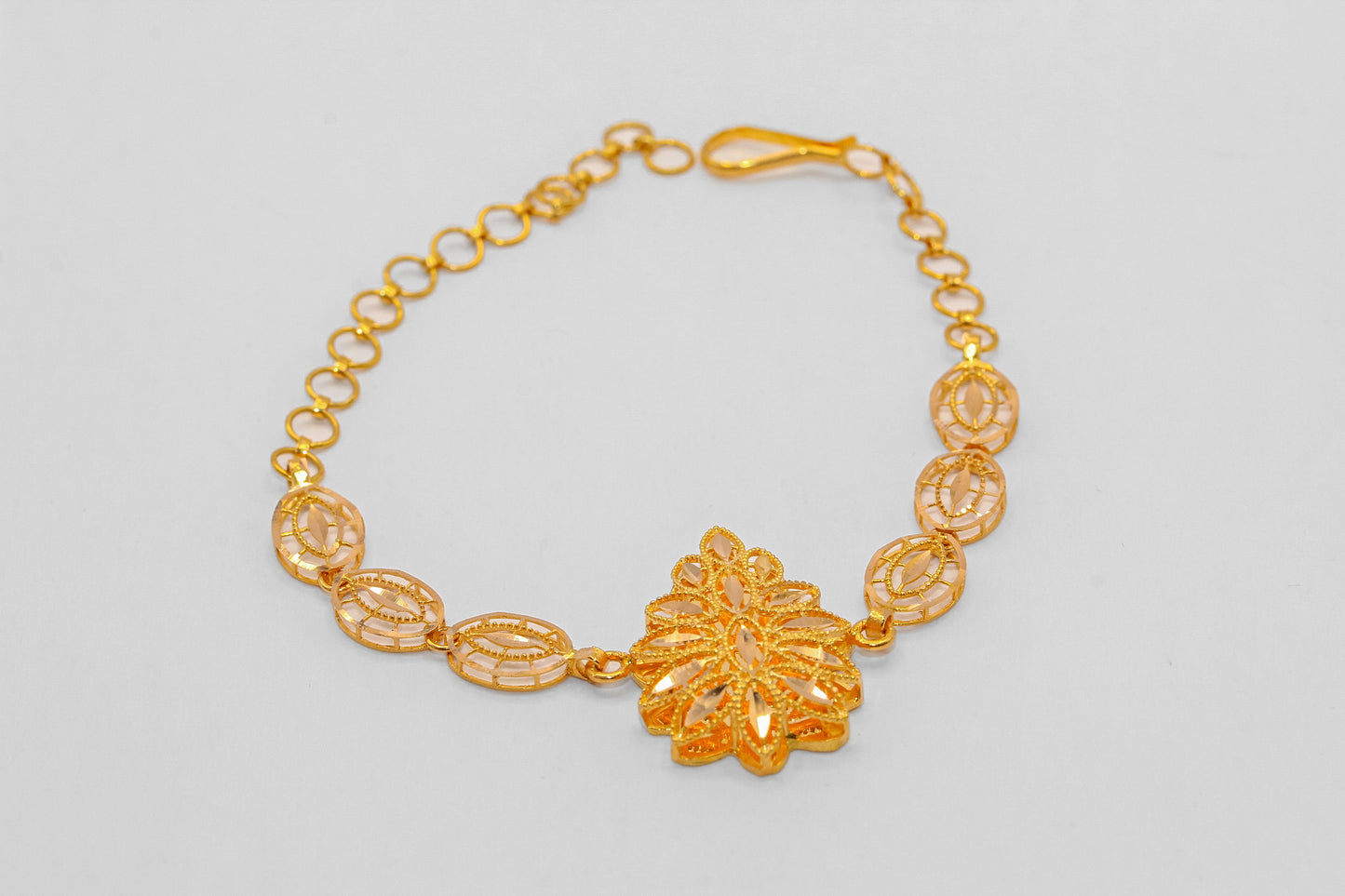 21K Gold Khaliji Bracelet