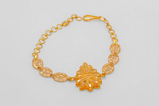 21K Gold Khaliji Bracelet