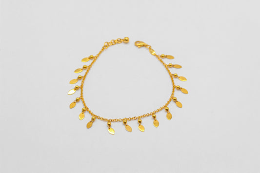 21K Gold Charm Bracelet