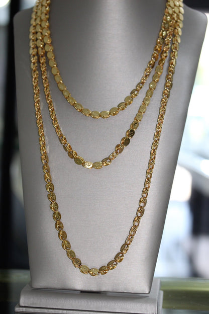 21k Gold Halabi 2 Meter Necklace