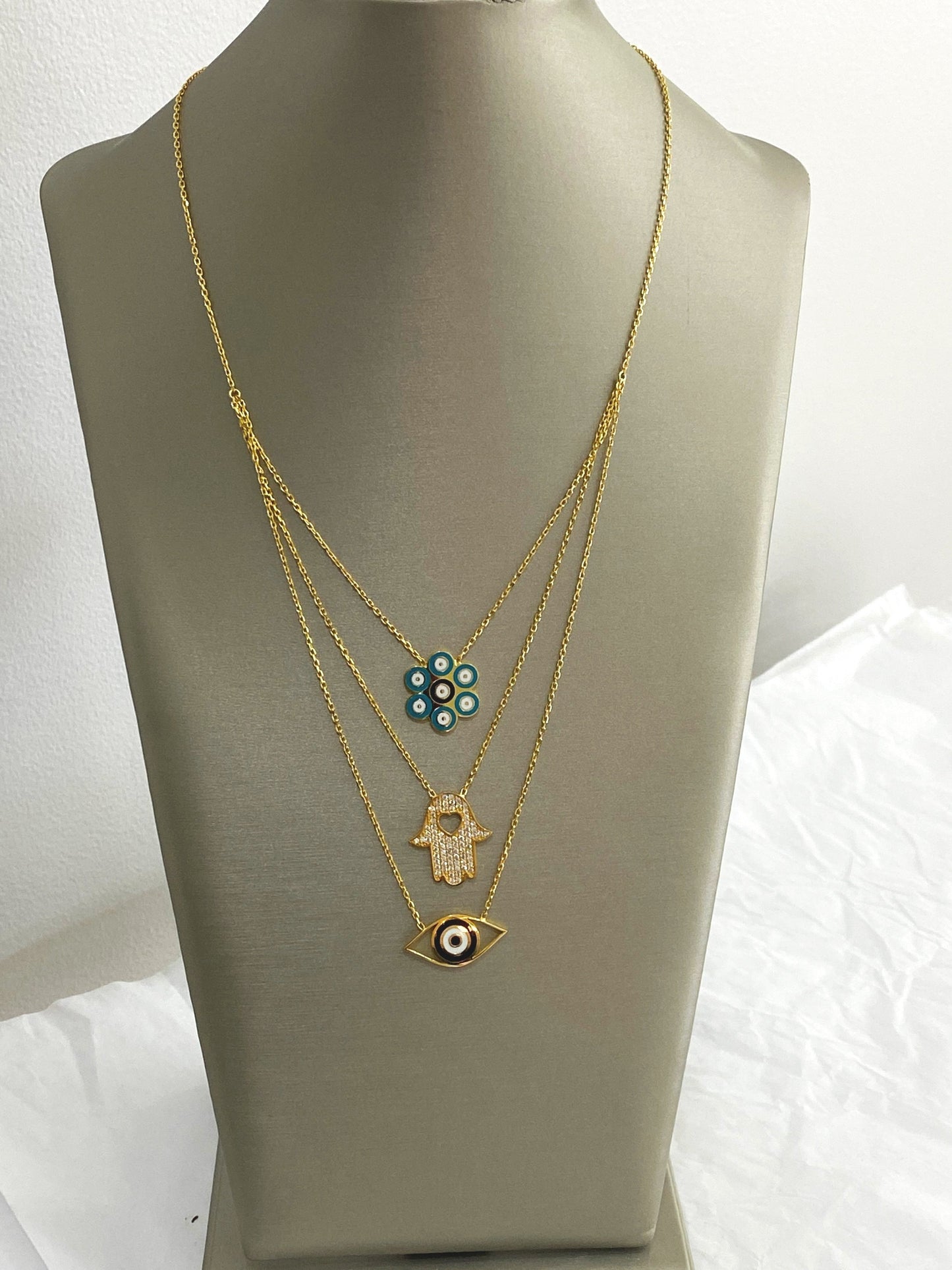 21k Gold Layered Necklace