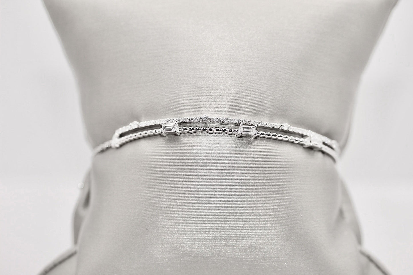 18k White Gold Diamond Bracelet