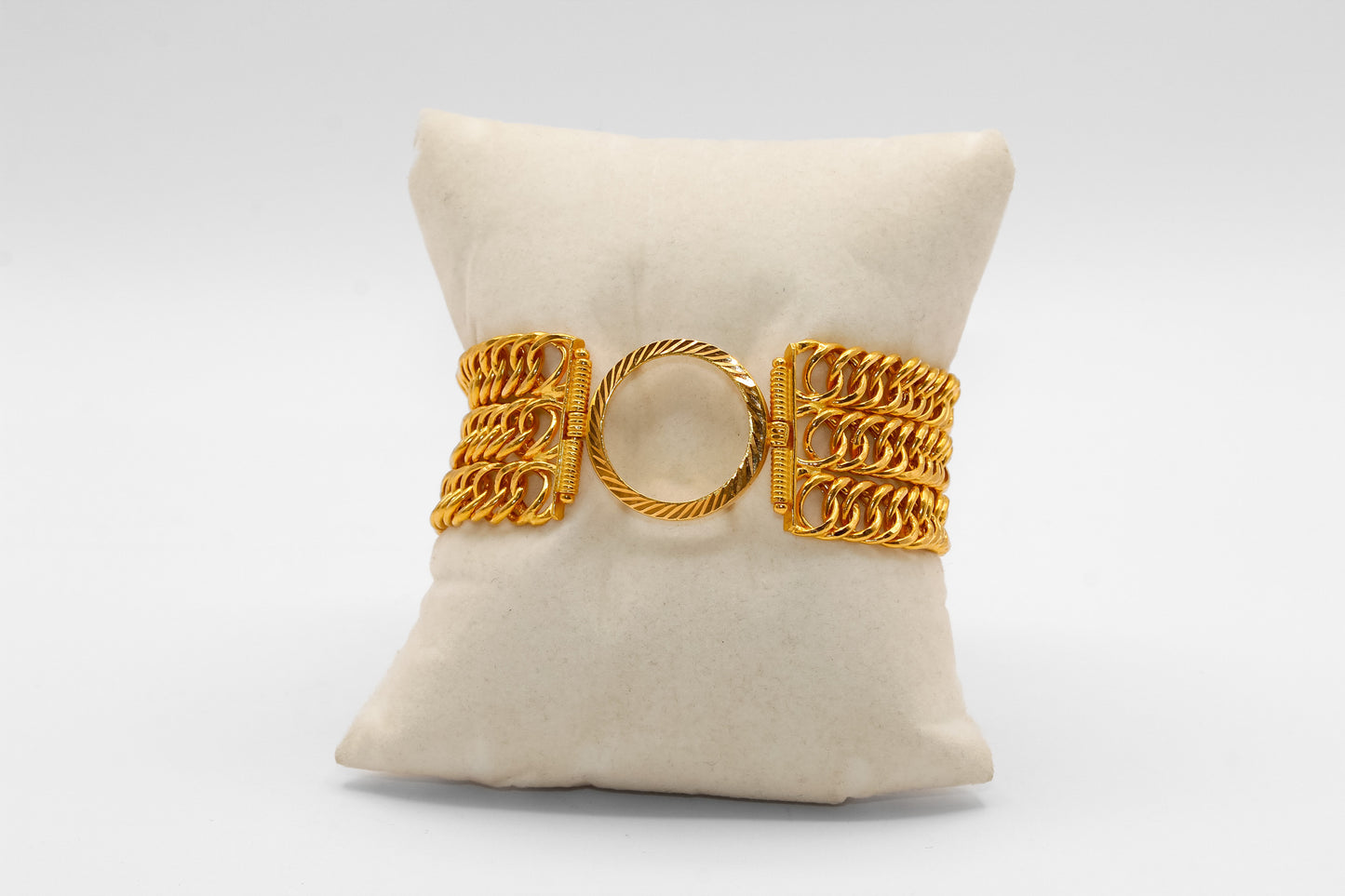 21K Gold Coin Bracelet