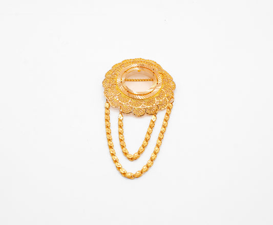21K Gold Coin Pin