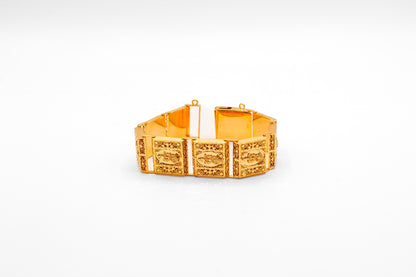 21K Gold Rose Bracelet