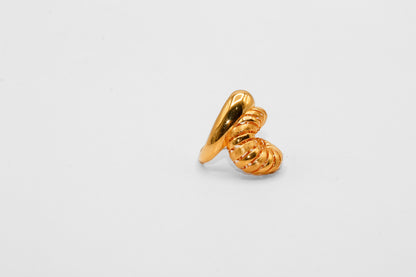 21K Gold Swirl Ring