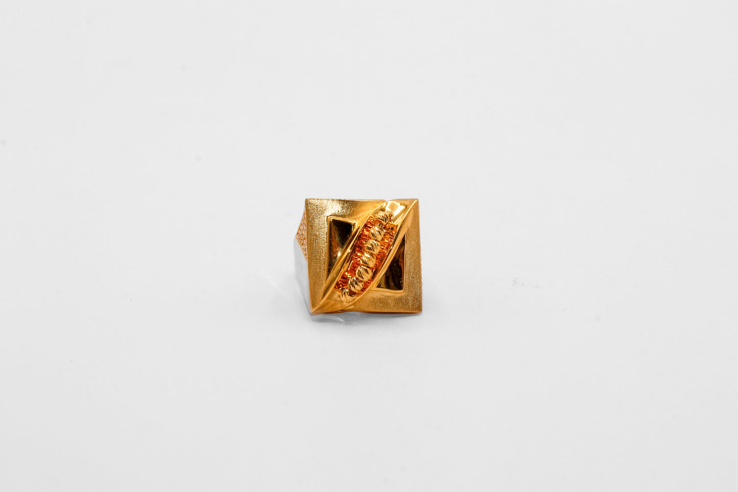 21K Gold Square Ring