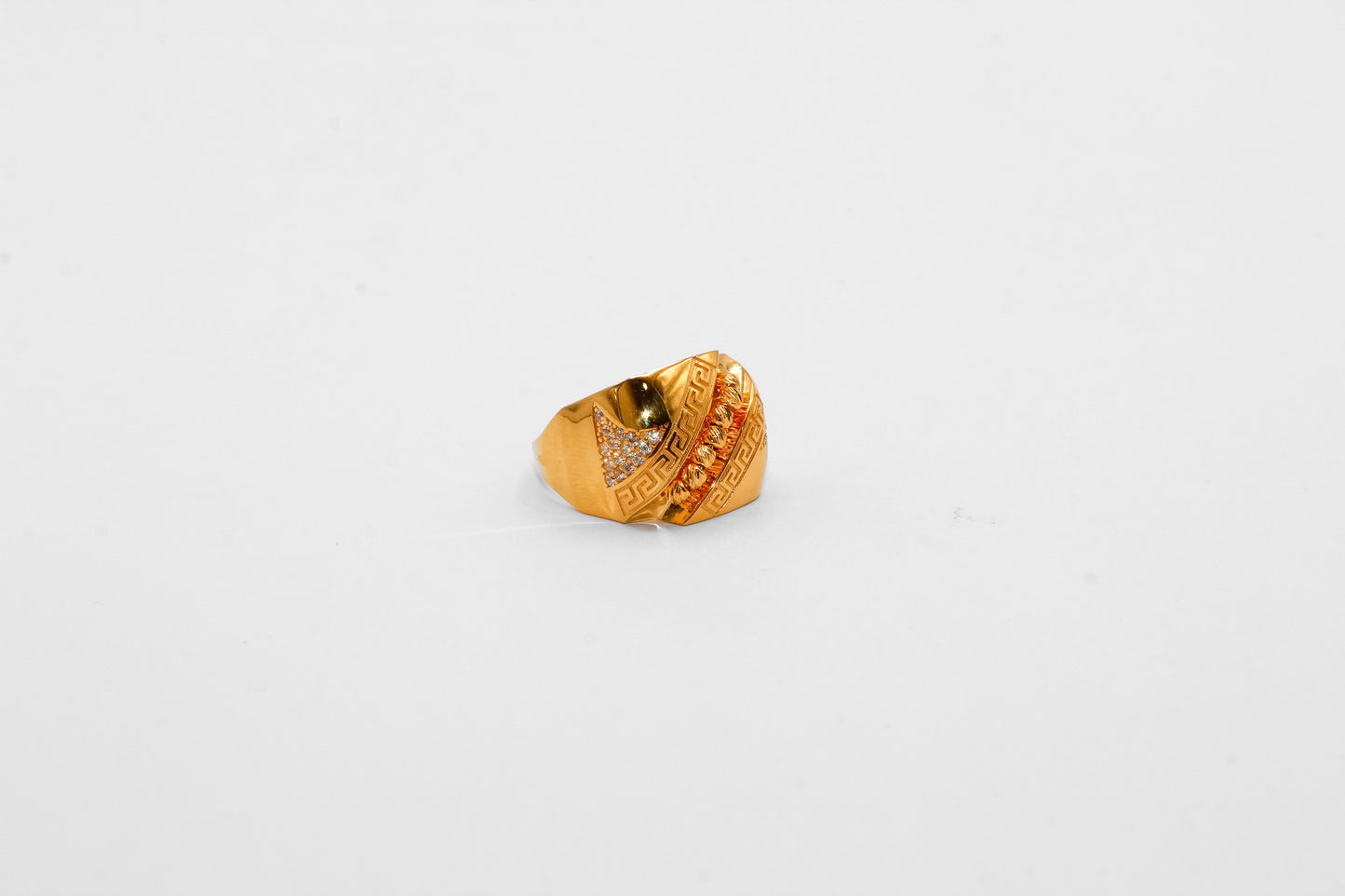 21K Gold Square Design Ring