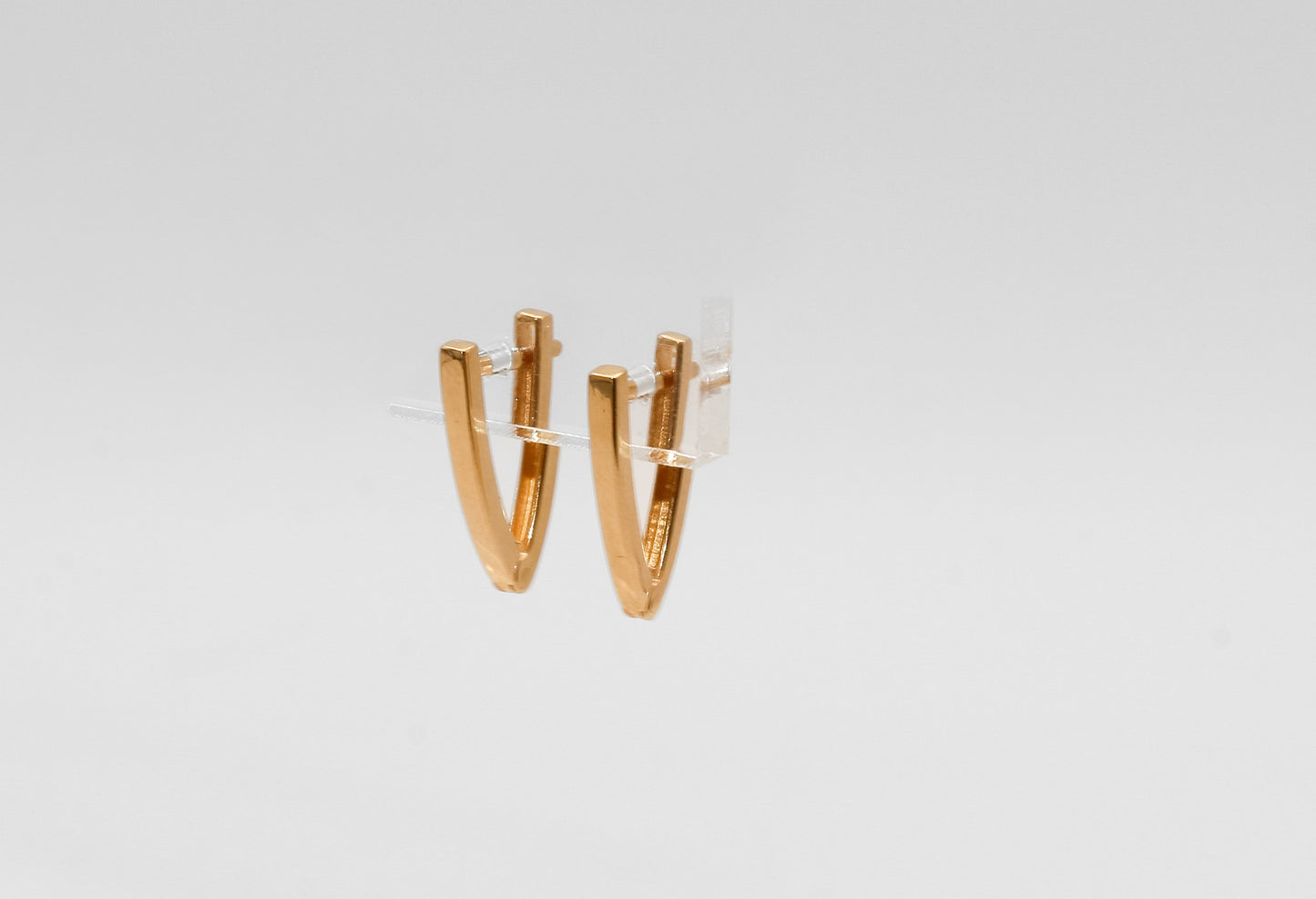 18K Gold Mini Huggies Earrings