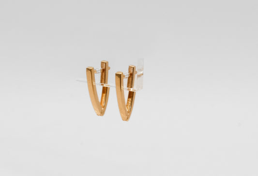 18K Gold Mini Huggies Earrings