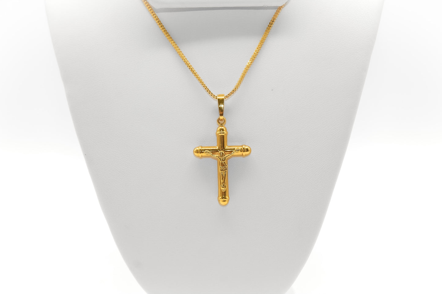 21K Gold Cross Pendant