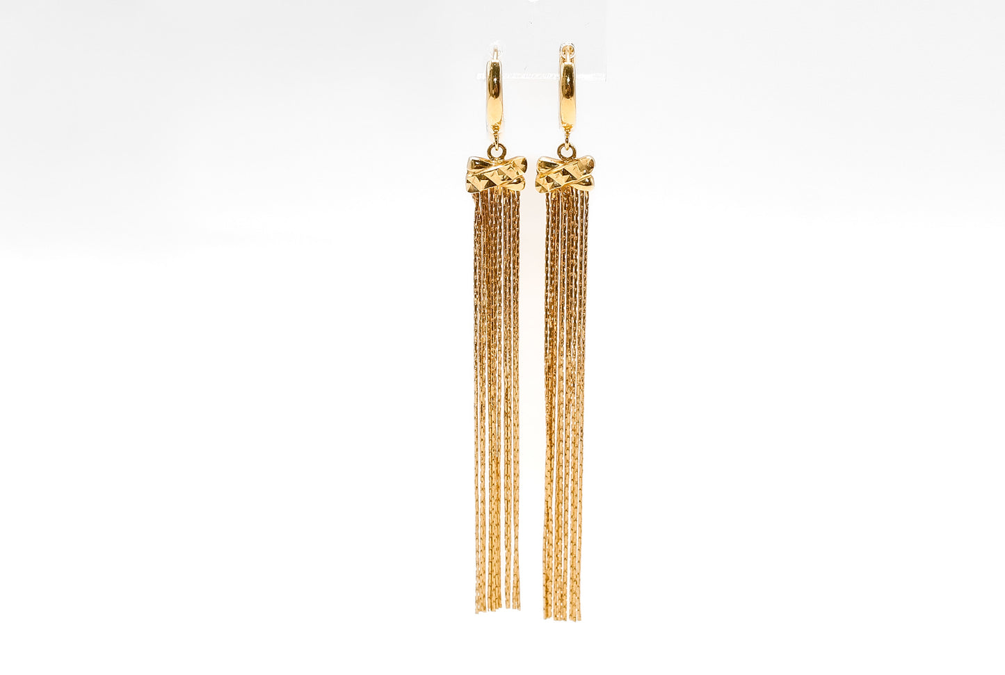 14K Gold Long Earrings