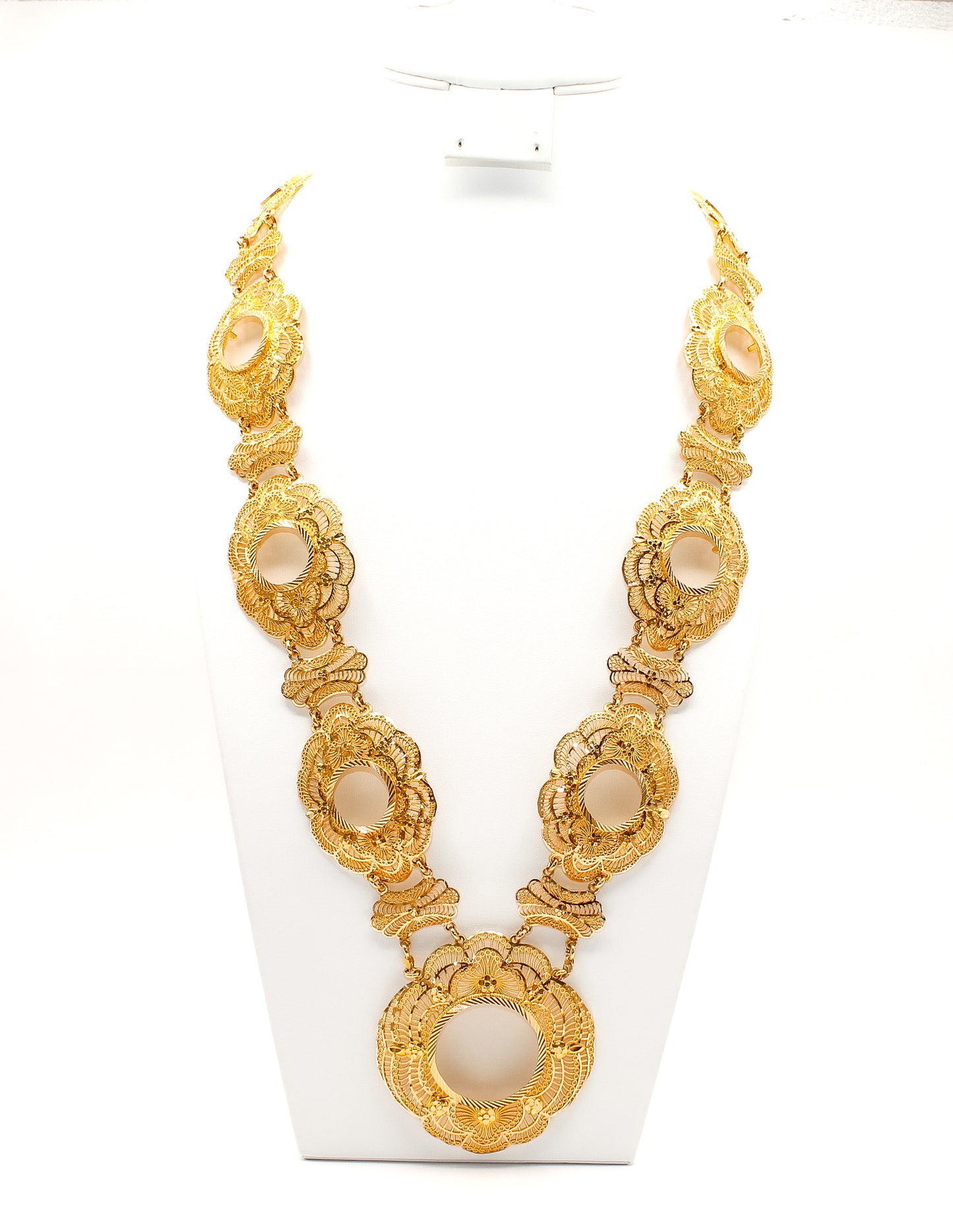 21K Gold 9 Coin Kladah Necklace