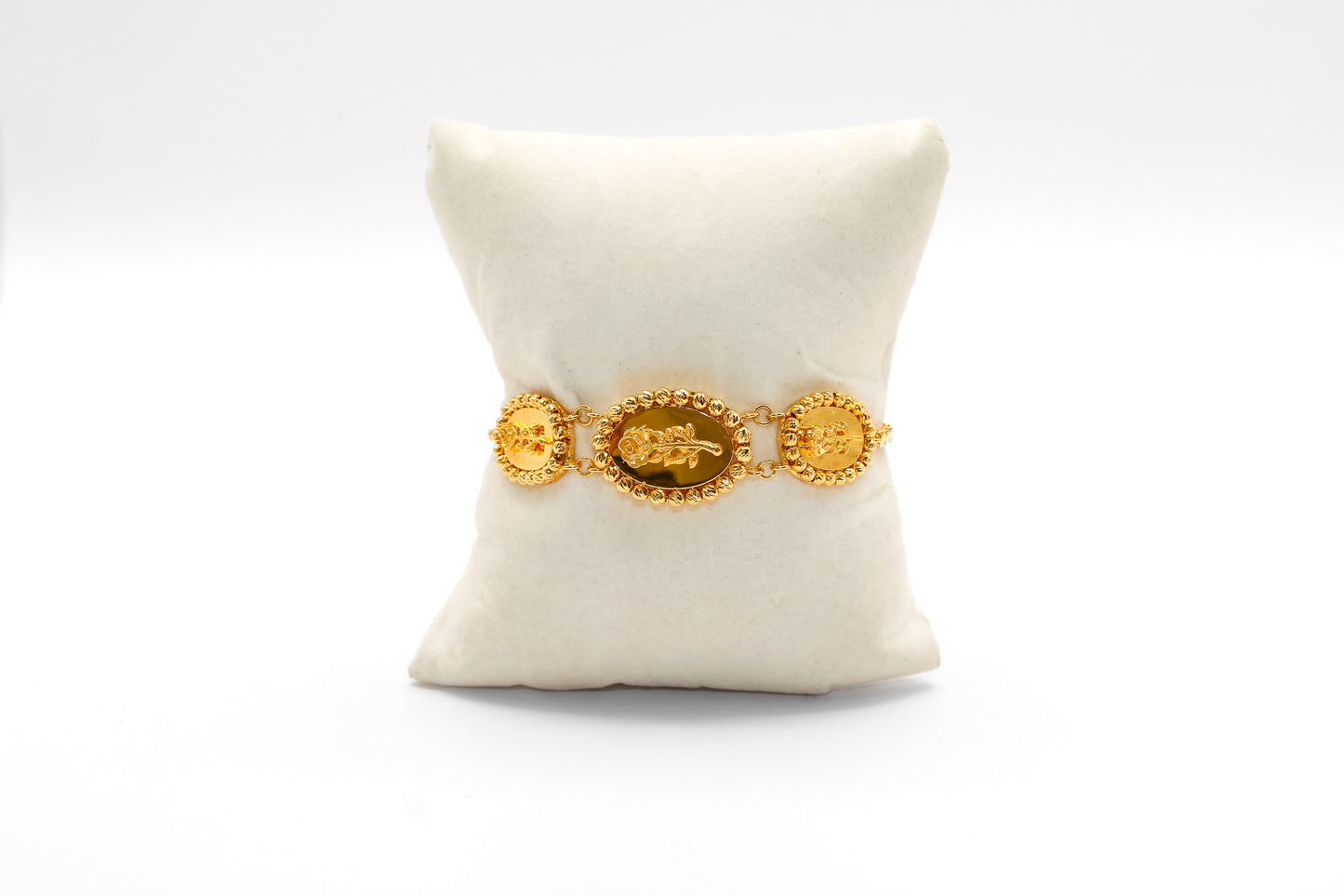 21K Gold Himo Rose Bracelet