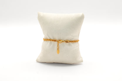 21K Gold Himo Rose Bracelet