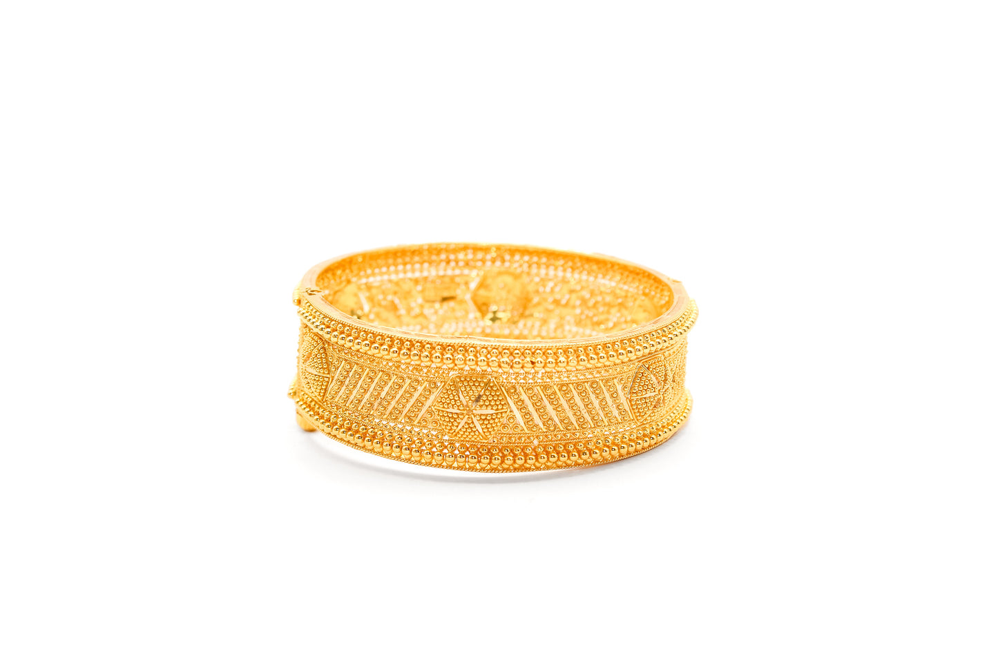 21K Gold Indian Style Bangle Bracelet