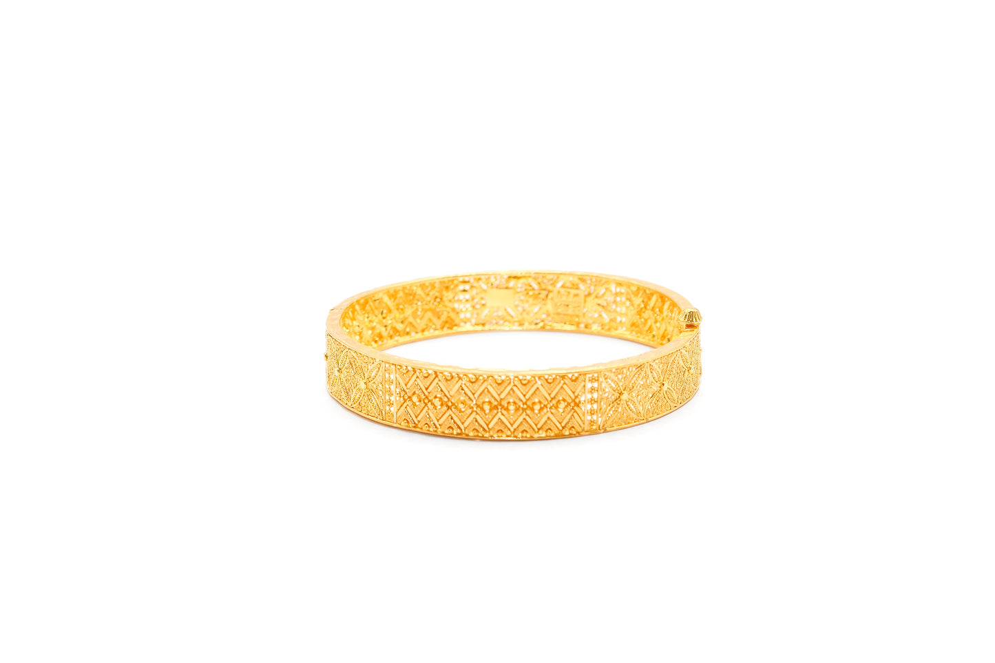 21K Gold Indian Style Bangle Bracelet
