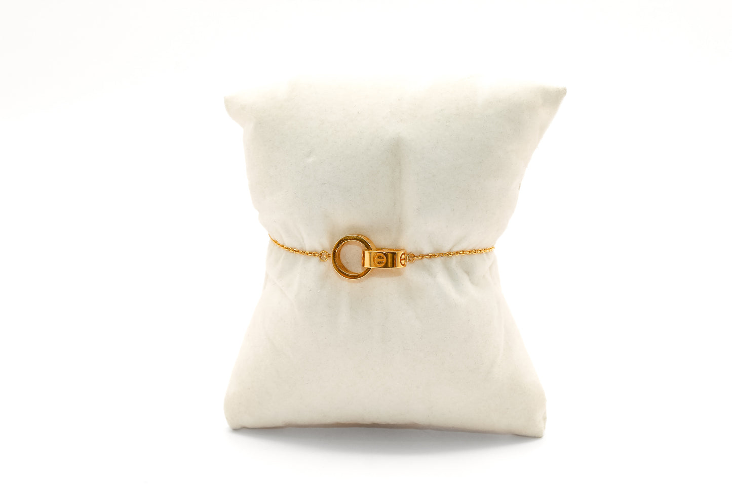 21K Gold Rings Bracelet