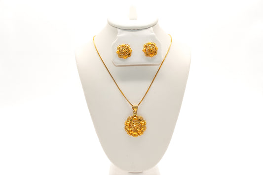 21K Gold Rose Set