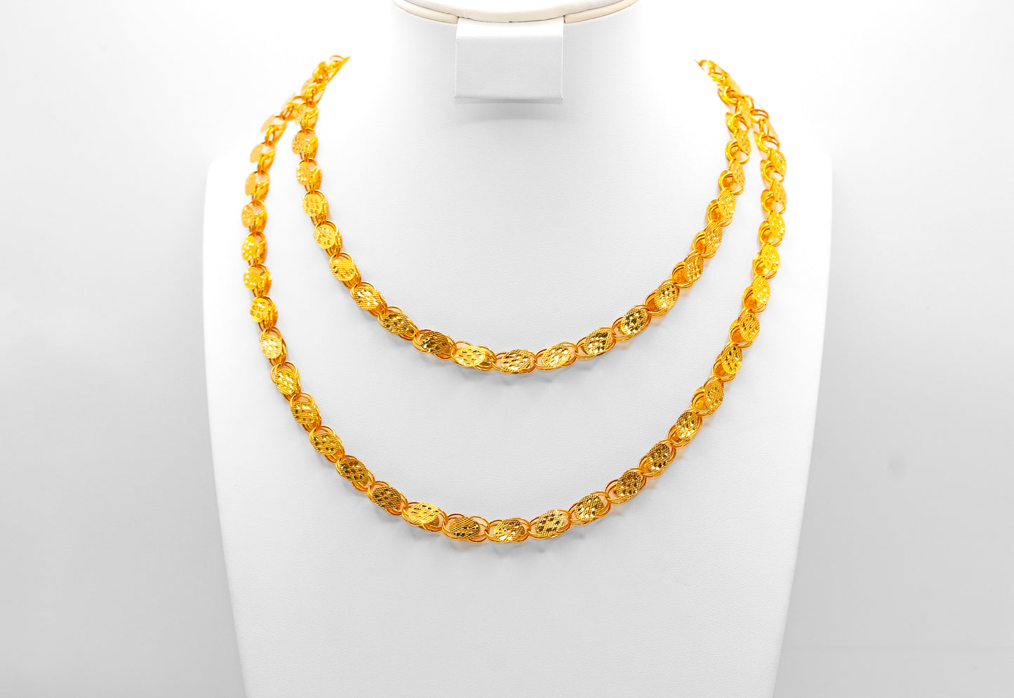 21K Gold One Meter Halabi Necklace