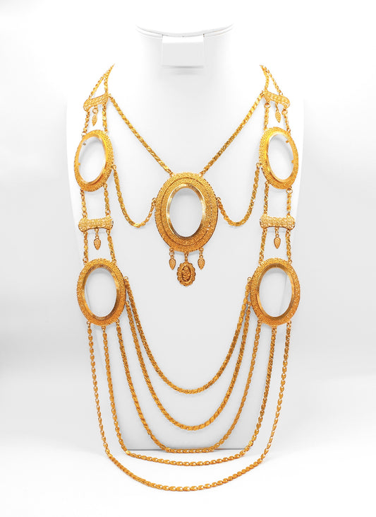 21K Gold Ounsa Kladah Necklace